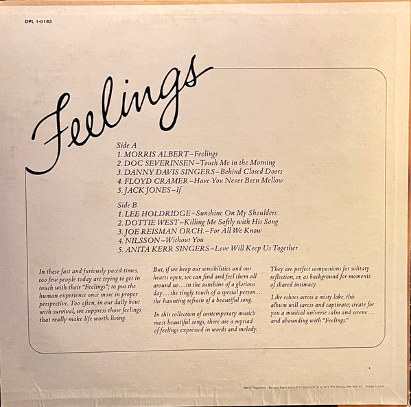 Various - Play It Again With Feeling (LP) - Discogs image 2