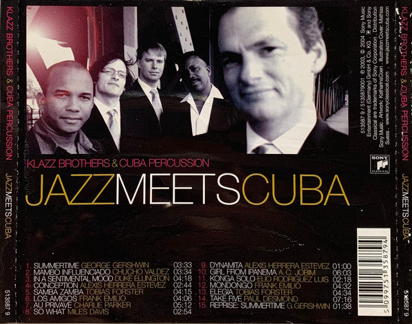 Klazz Brothers & Cuba Percussion - Jazz Meets Cuba (CD) - Discogs image 2
