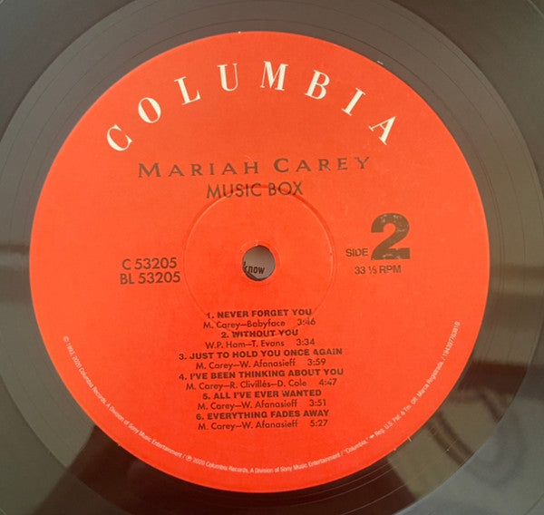 Mariah Carey - Music Box (LP) - Discogs image 4