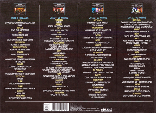 Various - Spectacular Classics 40 CD Collection (40xCD) - Discogs image 2