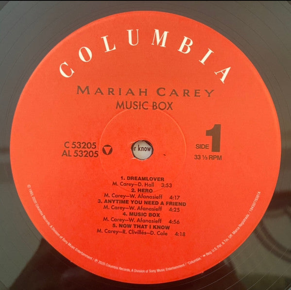 Mariah Carey - Music Box (LP) - Discogs image 3