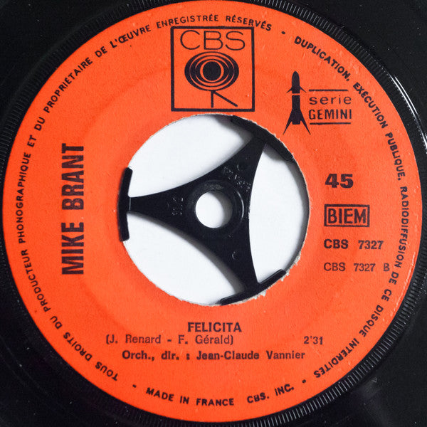 Mike Brant - À Corps Perdu (7") - Discogs image 4