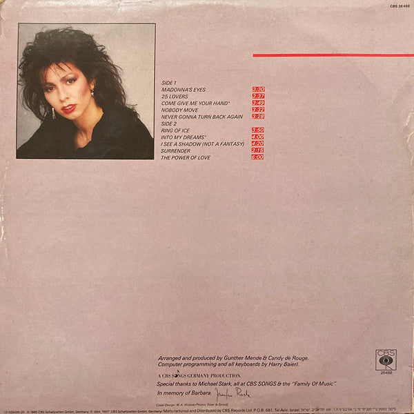 Jennifer Rush - Jennifer Rush (International Version) (LP) - Discogs image 2