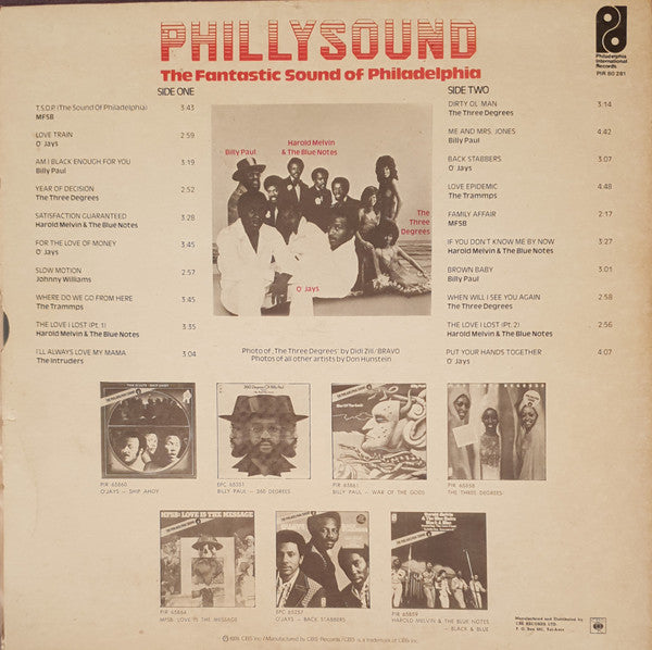 Various - Philly Sound - The Fantastic Sound Of Philadelphia (LP) - Discogs image 2