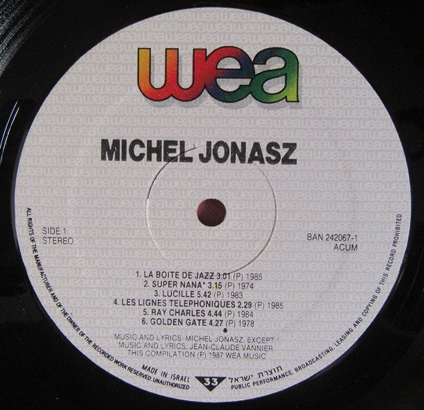 Michel Jonasz - Michel Jonasz (LP) - Discogs image 3