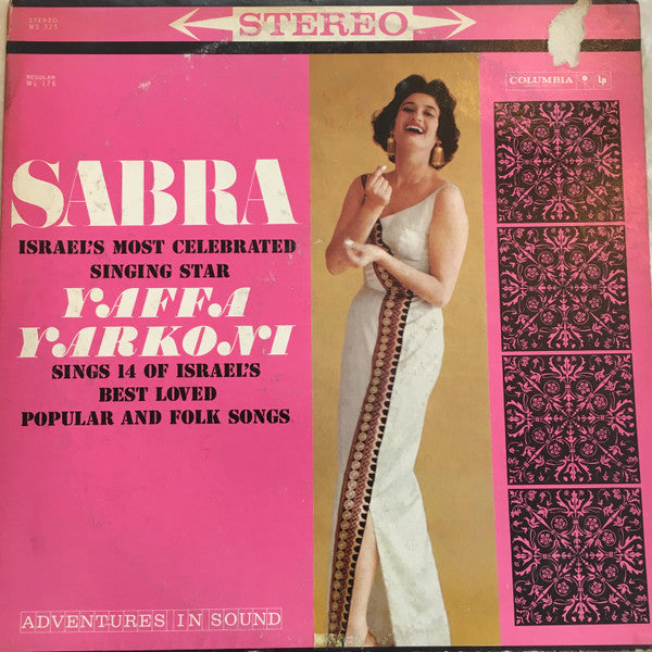 Yaffa Yarkoni - Sabra - Israel's Most Celebrated Singing Star (LP)