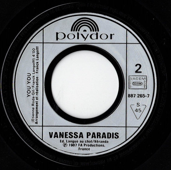 Vanessa Paradis - Manolo Manolete (7") - Discogs image 4