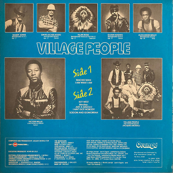 Village People - Macho Man (LP) - Discogs image 2