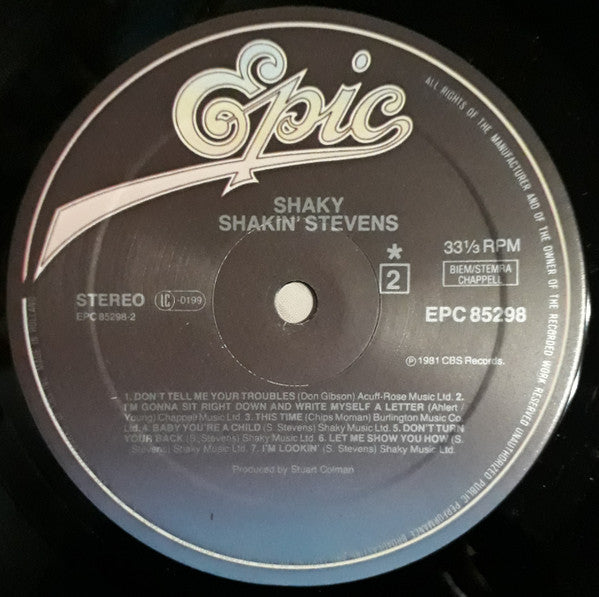 Shakin' Stevens - Shaky (LP) - Discogs image 6
