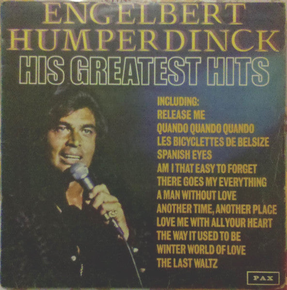 Engelbert Humperdinck - His Greatest Hits (LP)