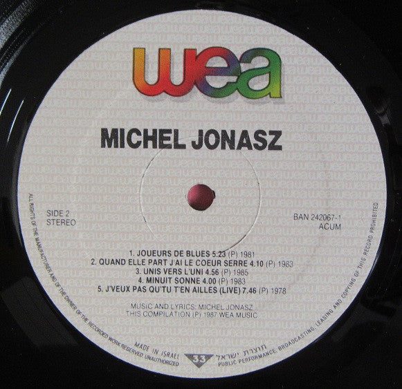 Michel Jonasz - Michel Jonasz (LP) - Discogs image 4