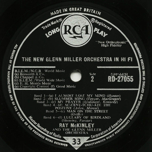 New Glenn Miller Orchestra, The Directed By Ray McKinley - The New Glenn Miller Orchestra In Hi Fi (LP) - Discogs image 4