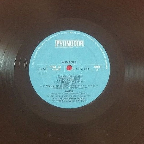 Gheorghe Zamfir - Romance (LP) - Discogs image 3