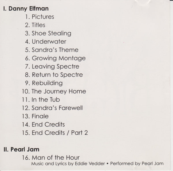 Danny Elfman - Big Fish (Original Motion Picture Score) (CD) - Discogs image 2