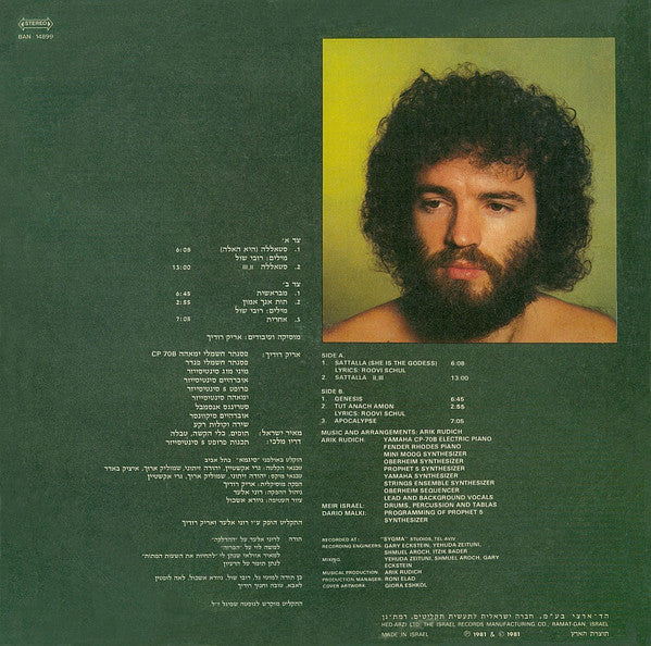 Arik Rudich - Sattalla (LP) - Discogs image 2
