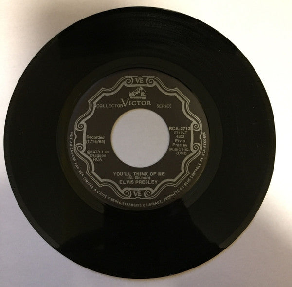 Elvis Presley - Suspicious Minds (7") - Discogs image 4