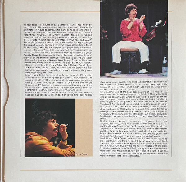 Chick Corea, Dave Holland, Hubert Laws, Woody Shaw - Europa Jazz (LP) - Discogs image 3
