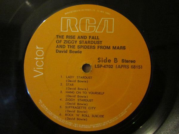 David Bowie - The Rise And Fall Of Ziggy Stardust And The Spiders From Mars (LP) - Discogs image 4