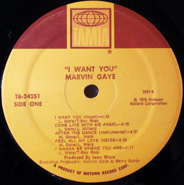 Marvin Gaye - I Want You (LP) - Discogs image 3