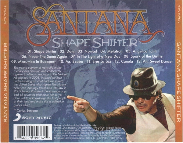Santana - Shape Shifter (CD) - Discogs image 2