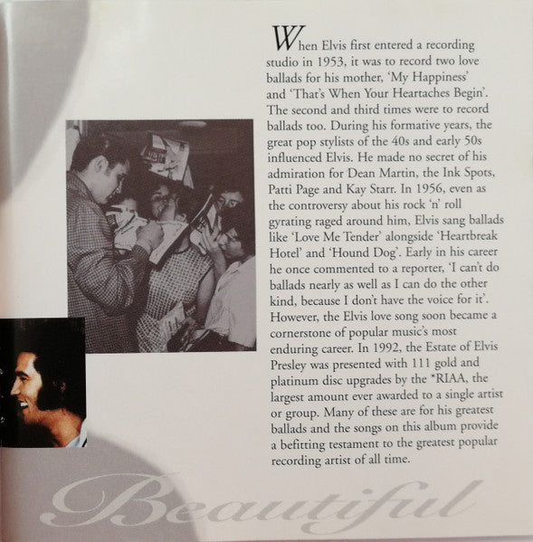 Elvis Presley - Love Songs (CD) - Discogs image 6