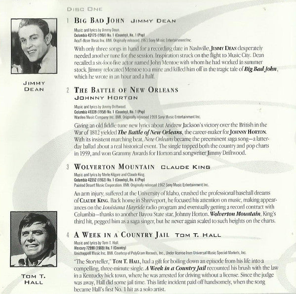 Various - Classic Country - Great Story Songs (2xCD) - Discogs image 5