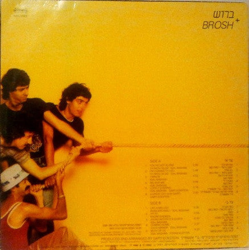 Yigal Bashan, להקת ברוש - לא לבד = Not Alone (LP) - Discogs image 2