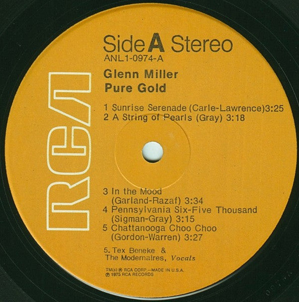 Glenn Miller - Pure Gold (LP) - Discogs image 3