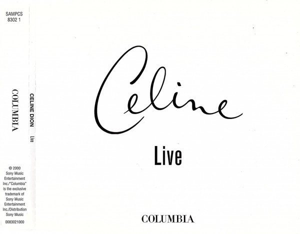 Céline Dion - Live (CD) - Discogs image 2