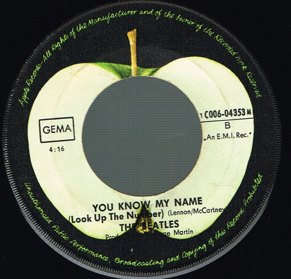 Beatles, The - Let It Be (7") - Discogs image 2