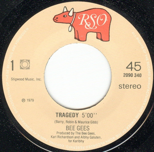 Bee Gees - Tragedy (7") - Discogs image 3