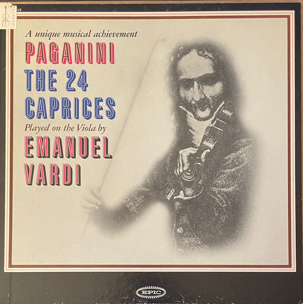 Niccolò Paganini, Emanuel Vardi - The 24 Caprices (2xLP)