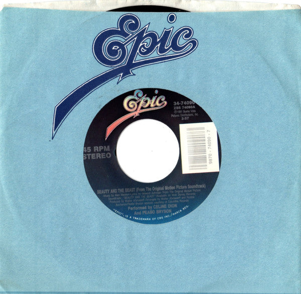 Céline Dion & Peabo Bryson - Beauty And The Beast (7")