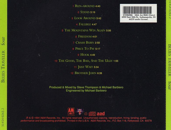Blues Traveler - Four (CD) - Discogs image 2