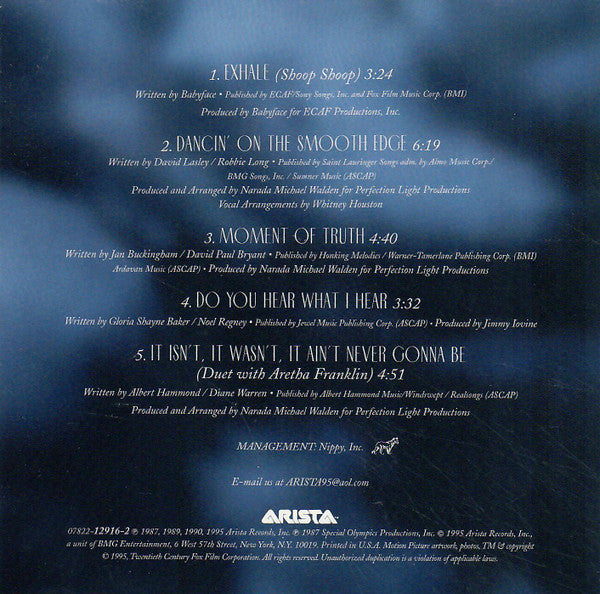Whitney Houston - Exhale (Shoop Shoop) (CD) - Discogs image 5