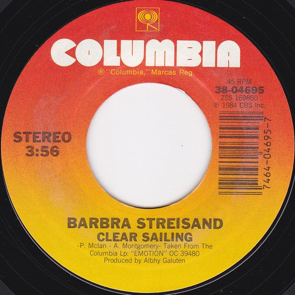 Barbra Streisand Duet With Kim Carnes - Make No Mistake, He's Mine (7") - Discogs image 4