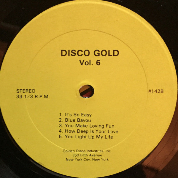 Dimensional Sound - Disco Gold #6: Top Tunes Of Today (LP) - Discogs image 3