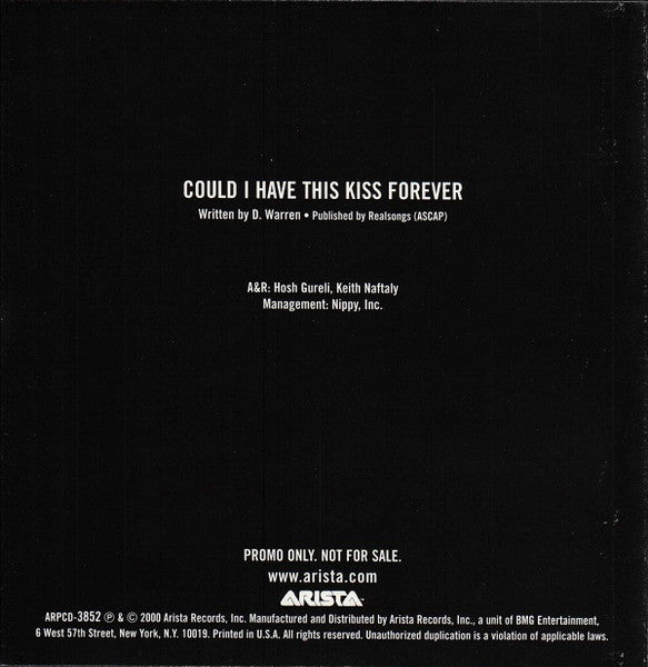 Whitney Houston & Enrique Iglesias - Could I Have This Kiss Forever (CD) - Discogs image 4