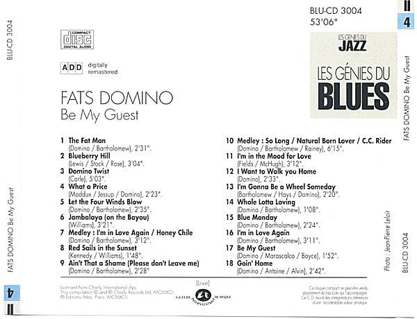 Fats Domino - Be My Guest (CD) - Discogs image 2