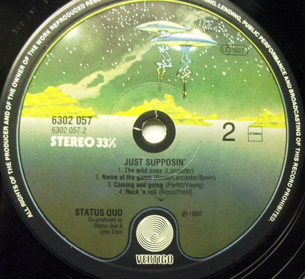 Status Quo - Just Supposin'... (LP) - Discogs image 4
