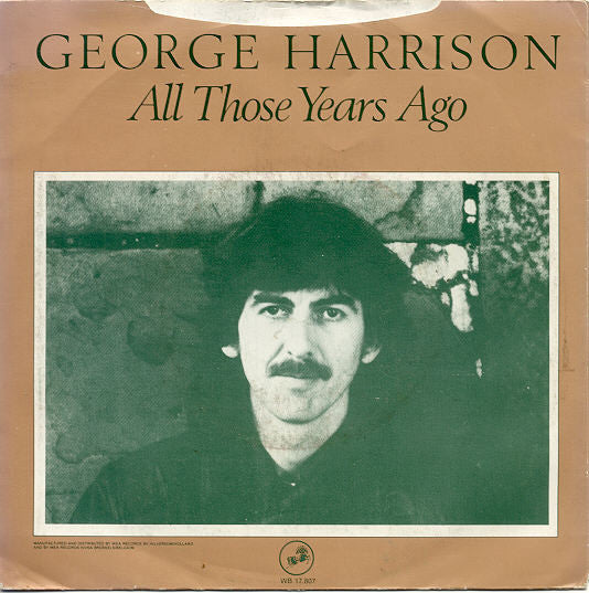 George Harrison - All Those Years Ago (7") - Discogs image 2