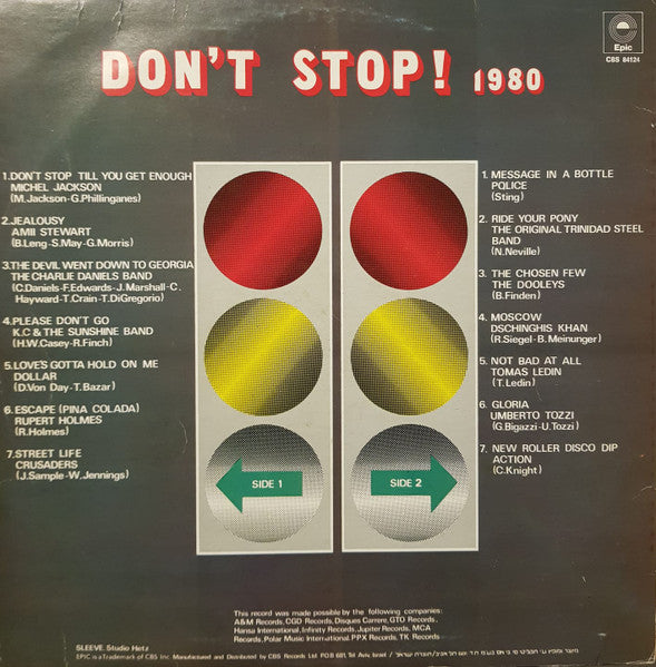 Various - Don't Stop! 1980 (LP) - Discogs image 2