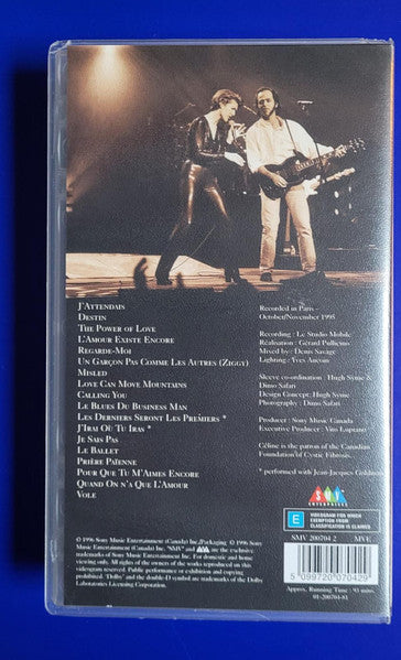 Céline Dion - Live À Paris (VHS) - Discogs image 2