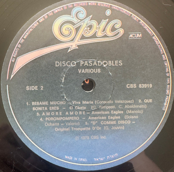 Various - Disco Pasadobles (LP) - Discogs image 4