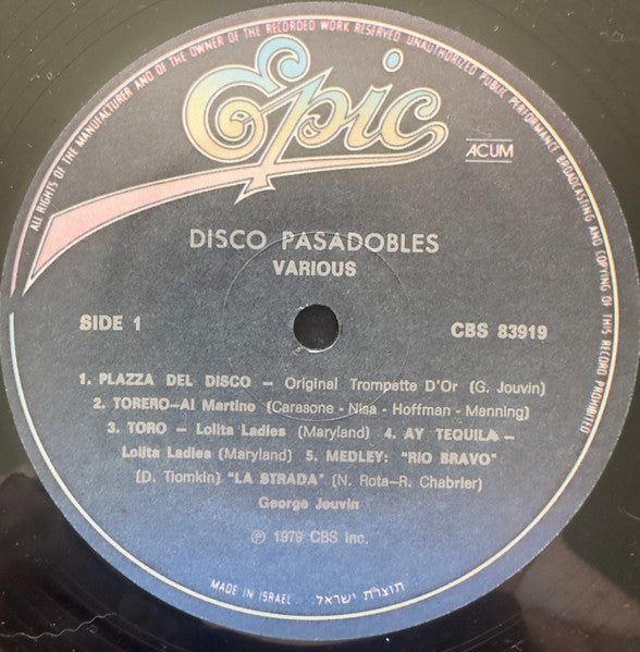 Various - Disco Pasadobles (LP) - Discogs image 3