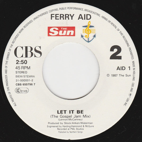 Ferry Aid - Let It Be (7") - Discogs image 4