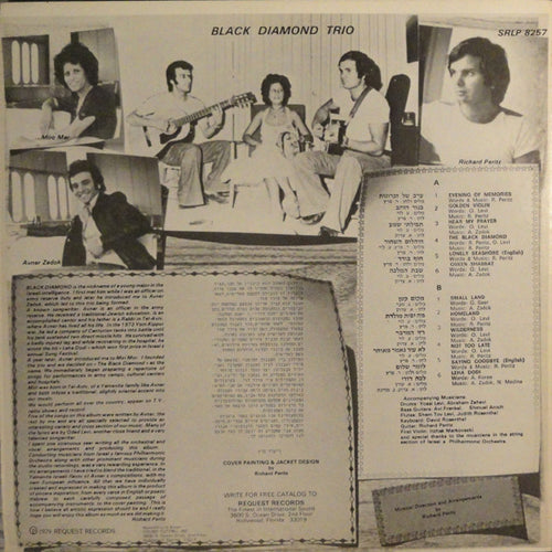 Black Diamond Trio = Black Diamond Trio - שלישית היהלום השחור (LP) - Discogs image 2