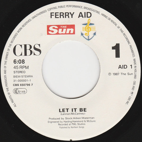 Ferry Aid - Let It Be (7") - Discogs image 3