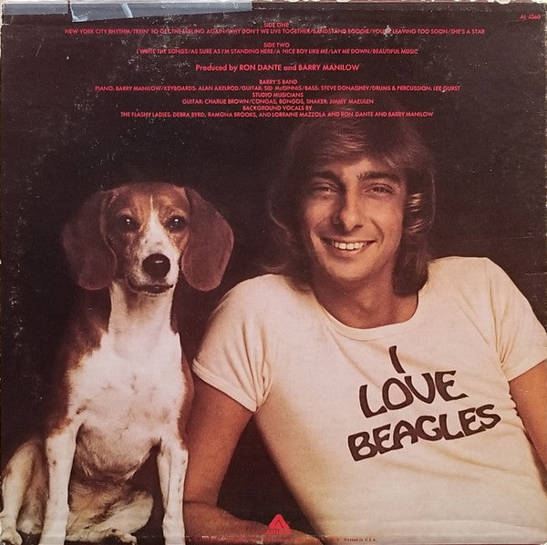 Barry Manilow - Tryin' To Get The Feeling (LP) - Discogs image 2