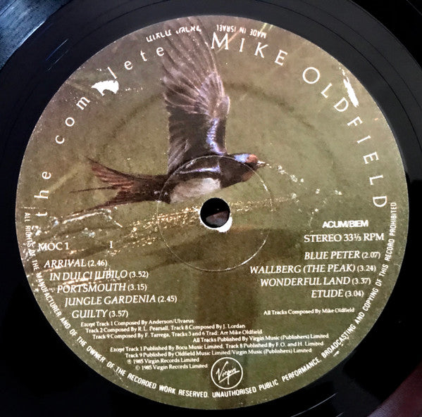 Mike Oldfield - The Complete (2xLP) - Discogs image 7
